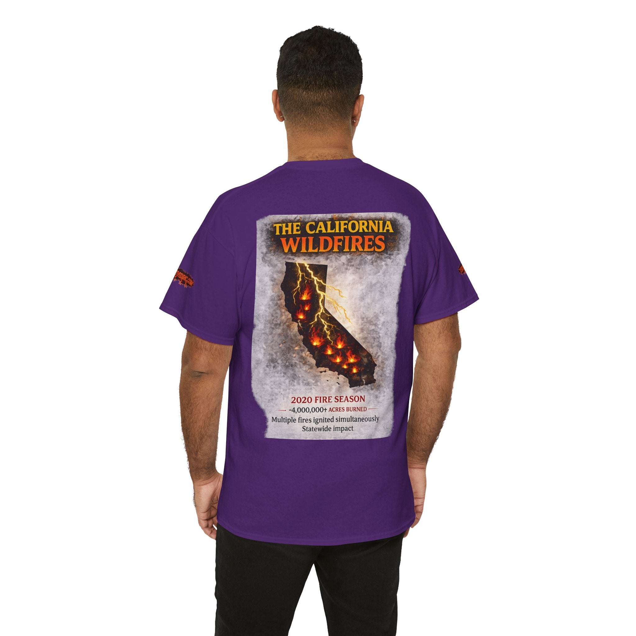 I Survived 2020 — Director's Cut S2:E3 "The California Wildfires" | Wildfire Edition Memorial Unisex Heavy Cotton Tee (SPECIAL EDITION)