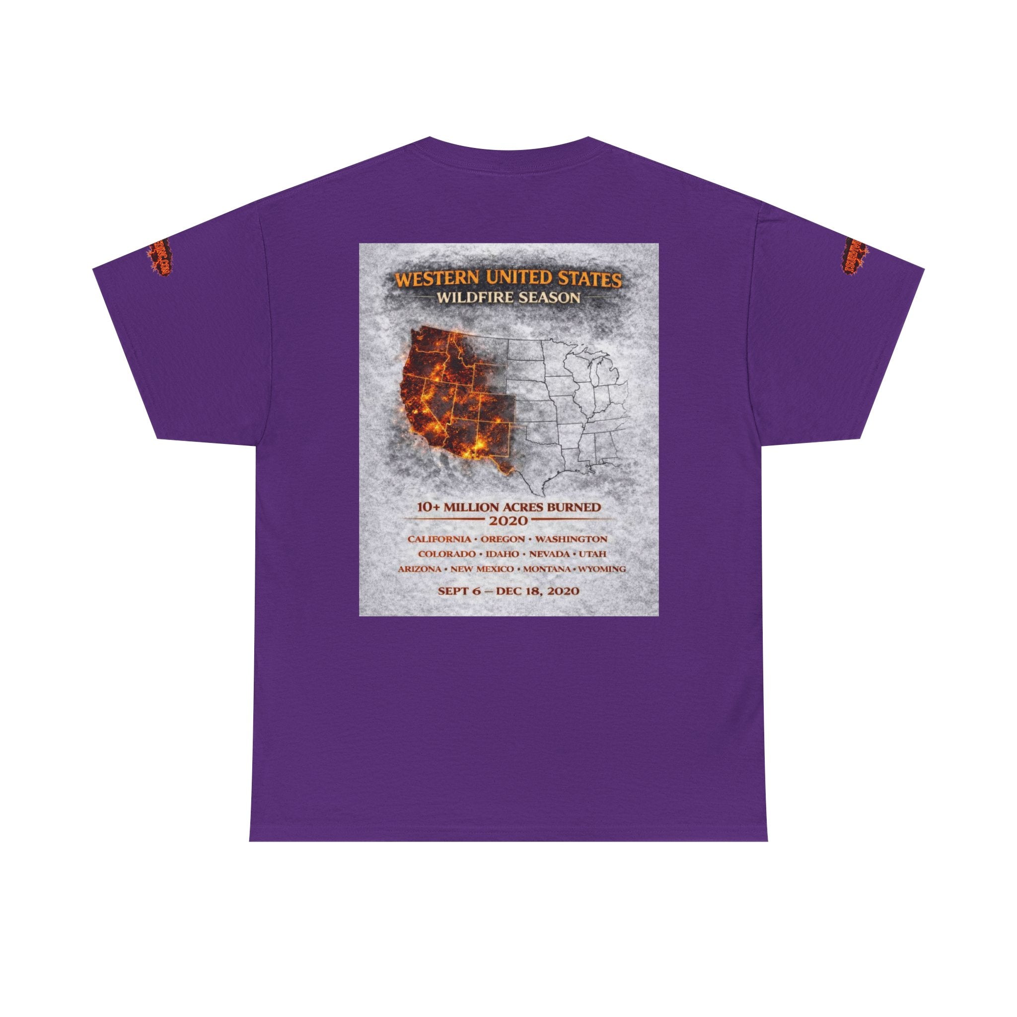 I Survived 2020 — S2:E4 "Western U.S. Wildfire Season" | Mid-Season Finale Pt. 1 | Wildfire Edition Memorial Unisex Heavy Cotton Tee (SPECIAL EDITION)
