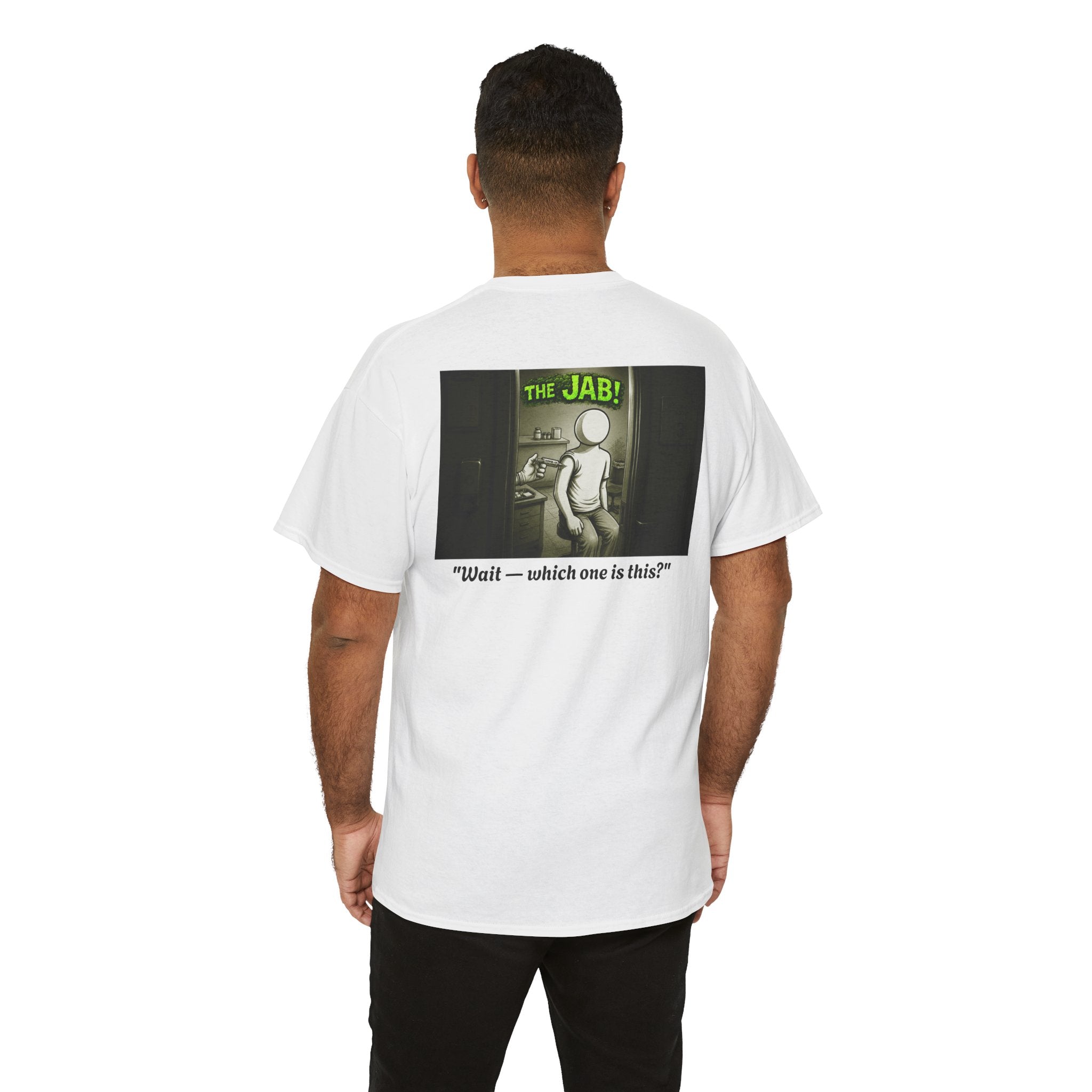 I Survived 2020 — PANDEMIC S1:E3: Director's Cut "The Jab!" Unisex Heavy Cotton Tee