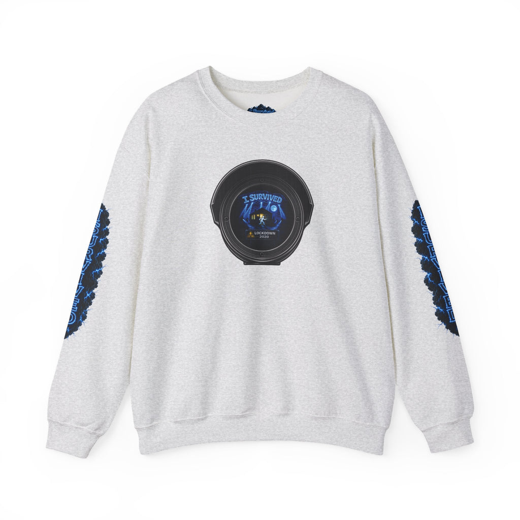 I Survived 2020 — LOCKDOWN S3:E4: Director's Cut "Working From Home" Unisex Heavy Blend™ Crewneck Sweatshirt