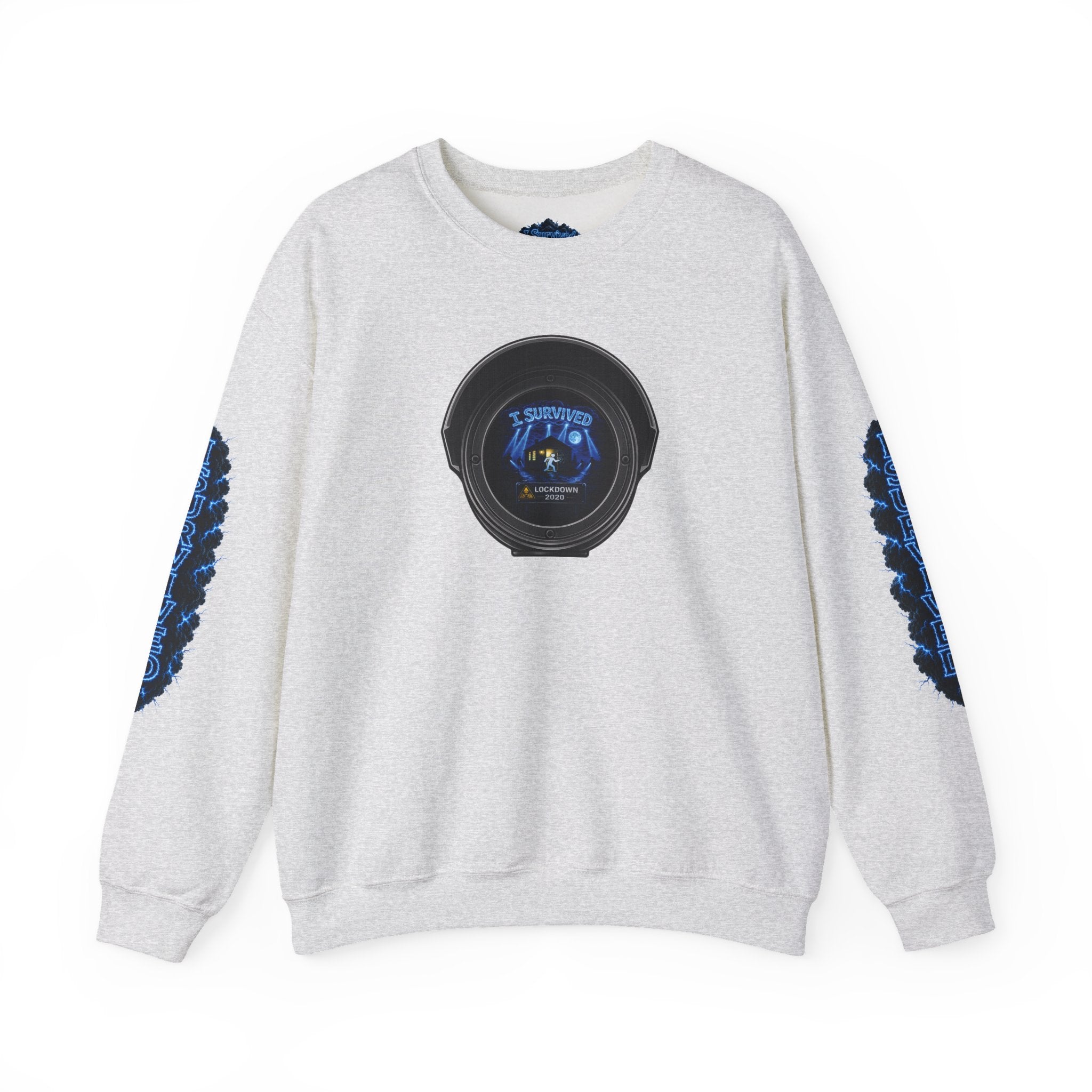 I Survived 2020 — LOCKDOWN S3:E4: Director's Cut "Working From Home" Unisex Heavy Blend™ Crewneck Sweatshirt