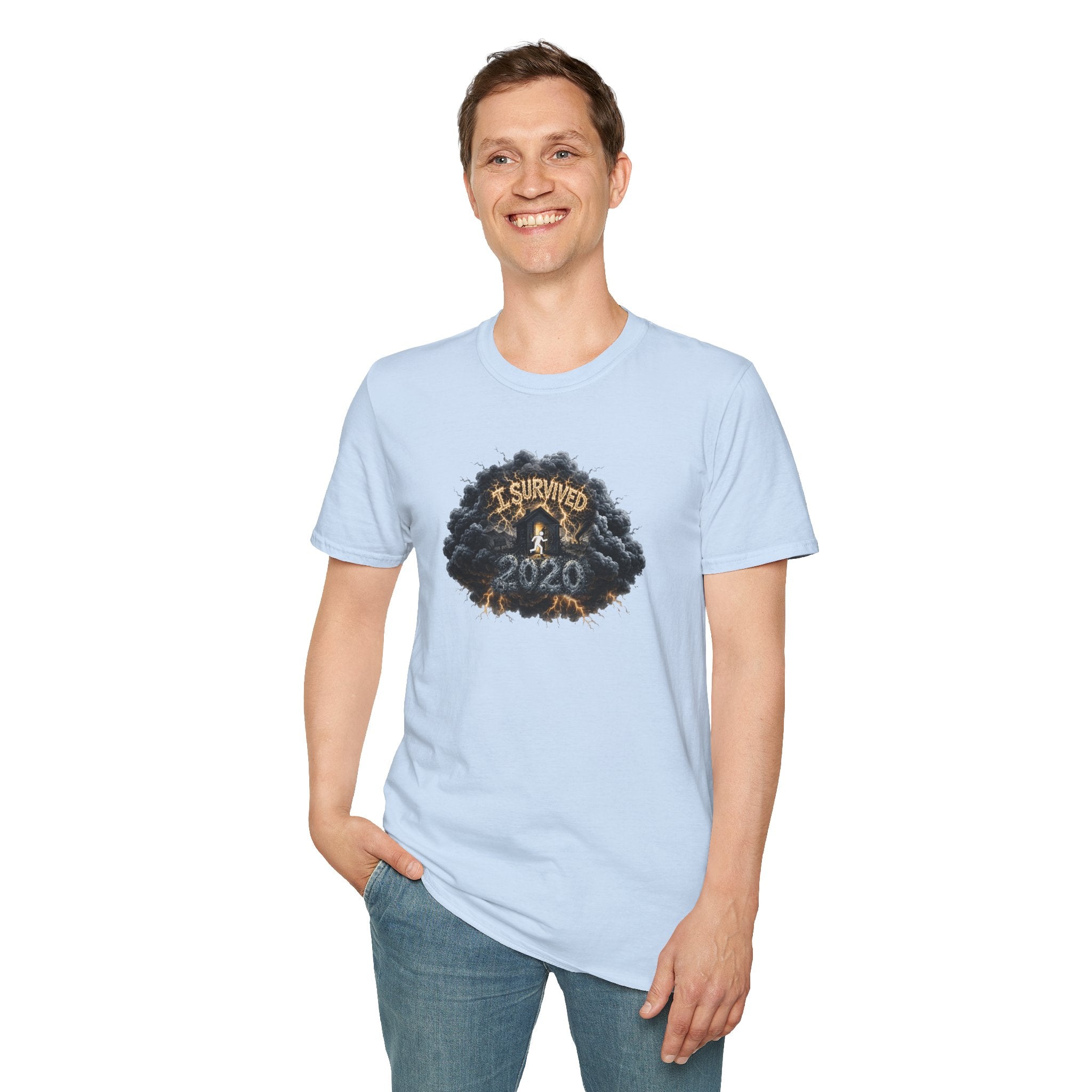 I Survived 2020 —  Original PILOT Design: Director's Cut Unisex Softstyle T-Shirt