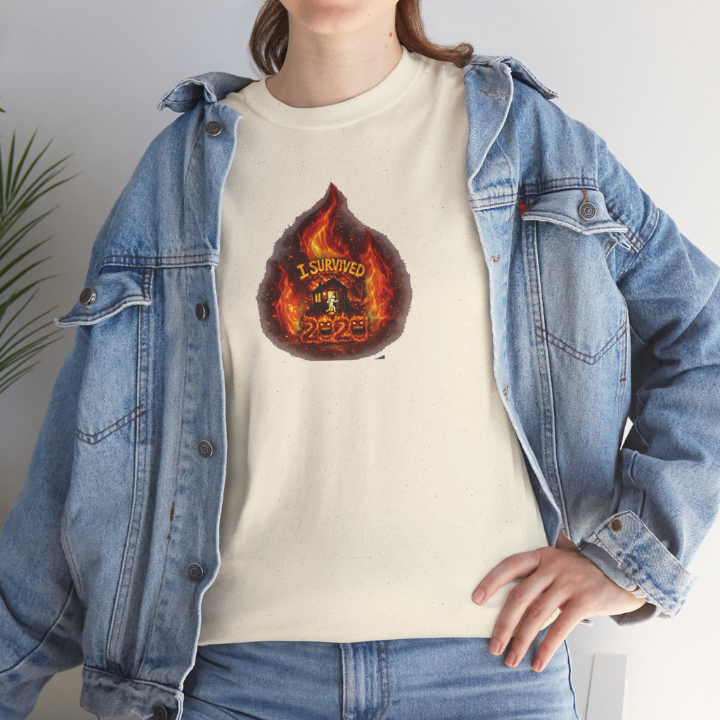 I Survived 2020 — WILDFIRES S2:E1: Director's Cut "Berry Creek" Memorial Unisex Heavy Cotton Tee