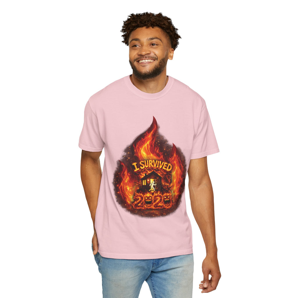 I Survived 2020 — Director's Cut S2:E4 "Western U.S. Wildfire Season" | Mid-Season Finale Pt. 1 | Wildfire Edition Memorial Unisex Garment-Dyed T-shirt