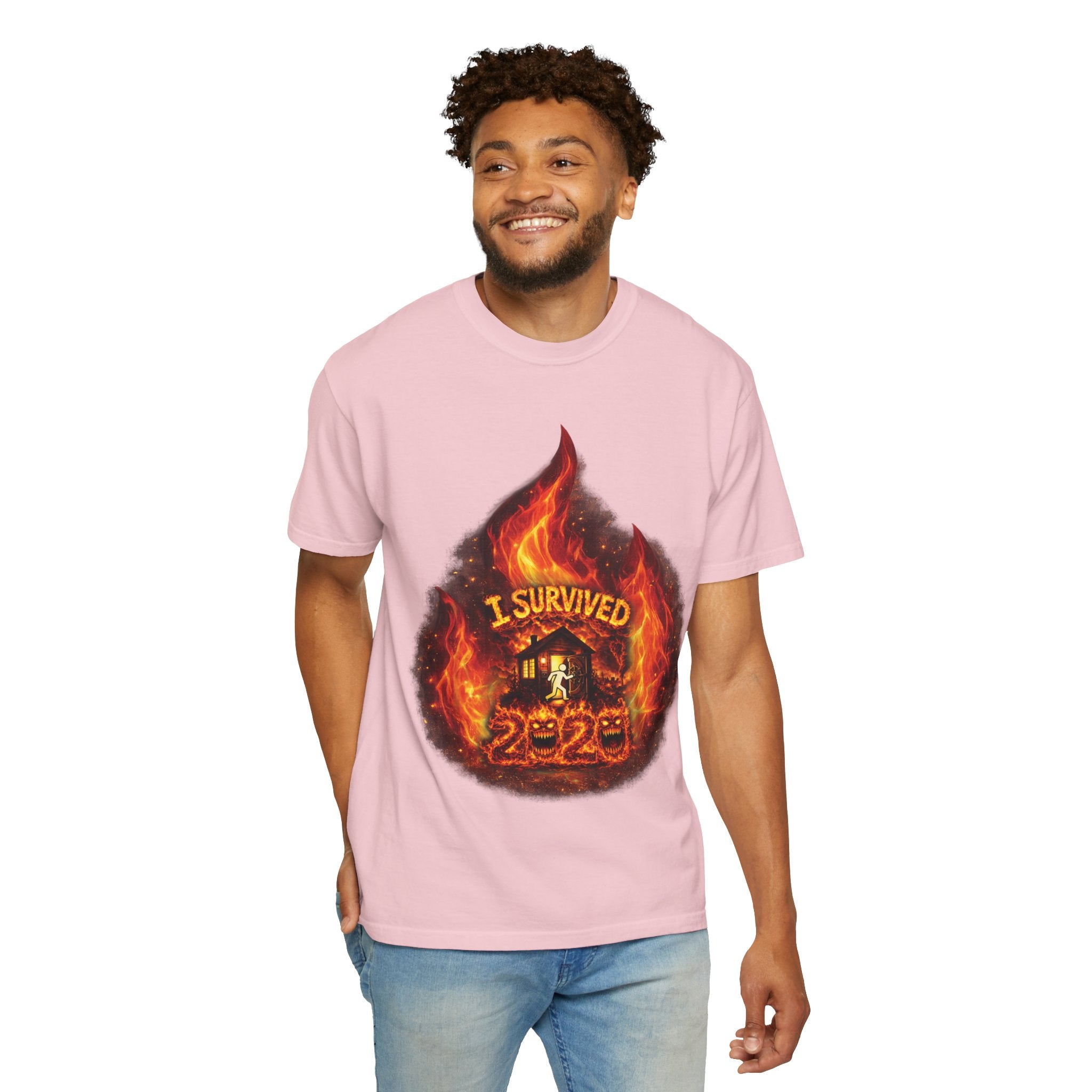 I Survived 2020 — Director's Cut S2:E4 "Western U.S. Wildfire Season" | Mid-Season Finale Pt. 1 | Wildfire Edition Memorial Unisex Garment-Dyed T-shirt