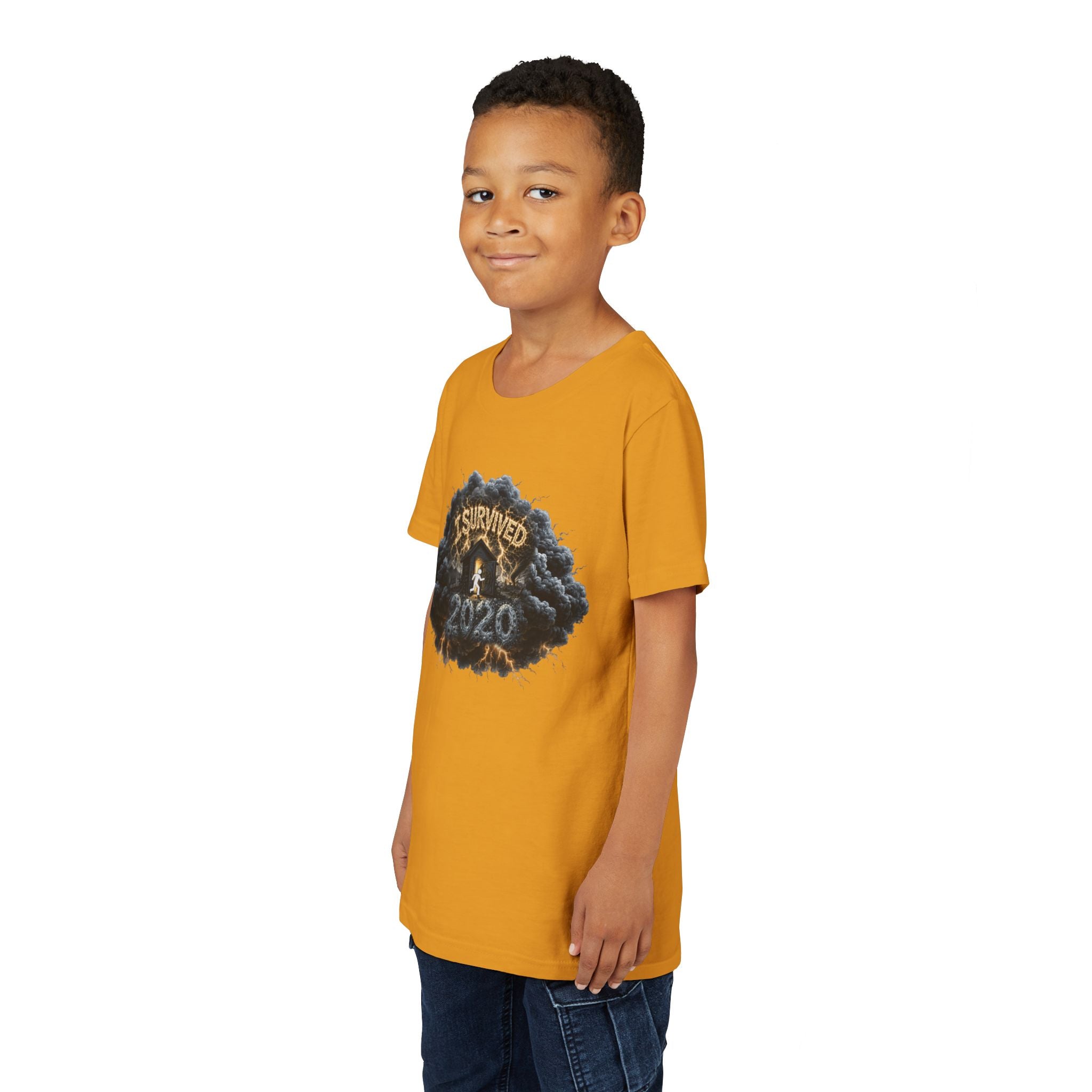 I Survived 2020 — Director's Cut Original Design Teaser Tee | Season 1 Premiere Drop Youth Short Sleeve Tee
