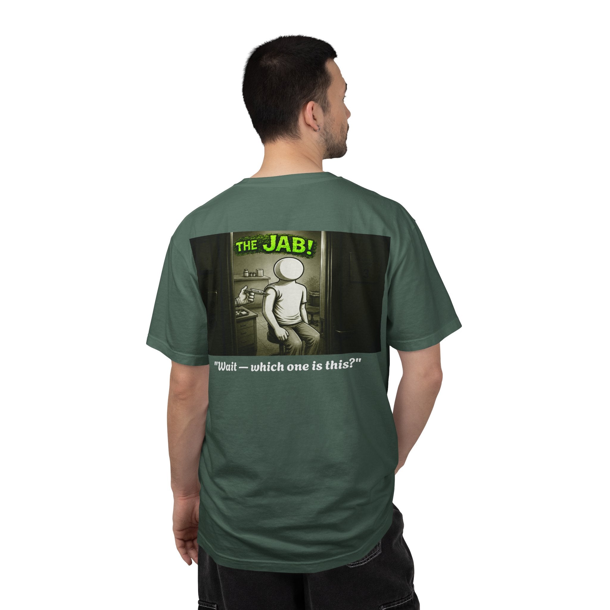 I Survived 2020 — PANDEMIC S1:E3: "The Jab!" Unisex Garment-Dyed T-shirt