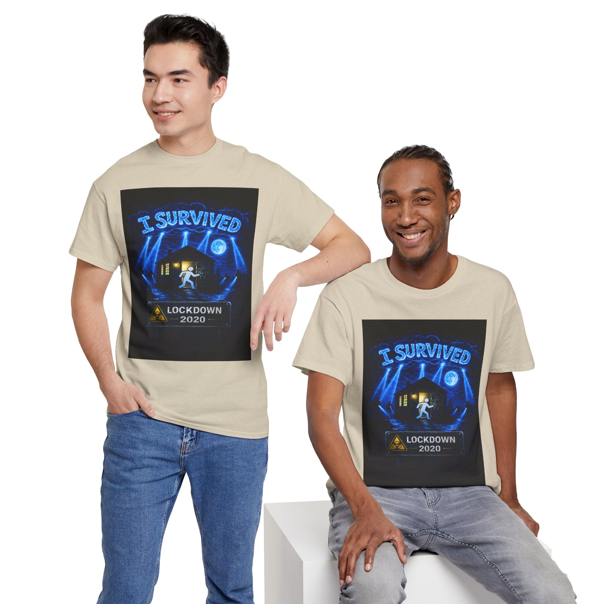 I Survived 2020 — LOCKDOWN S3:E1: "Quarantine" Unisex Heavy Cotton Tee