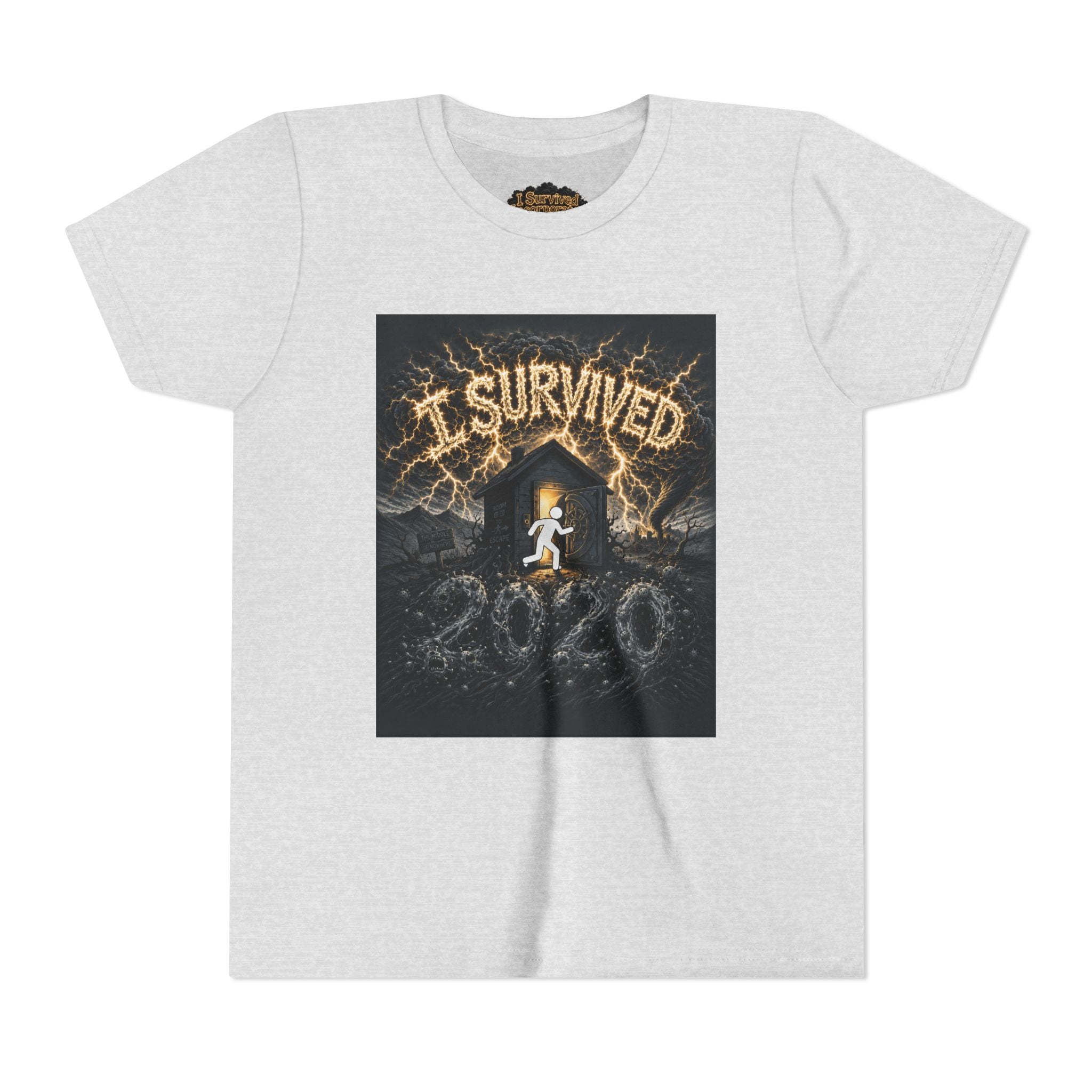 I Survived 2020 — Original Design Teaser Tee | Season 1 Premiere Drop Youth Short Sleeve Tee (SPECIAL EDITION)