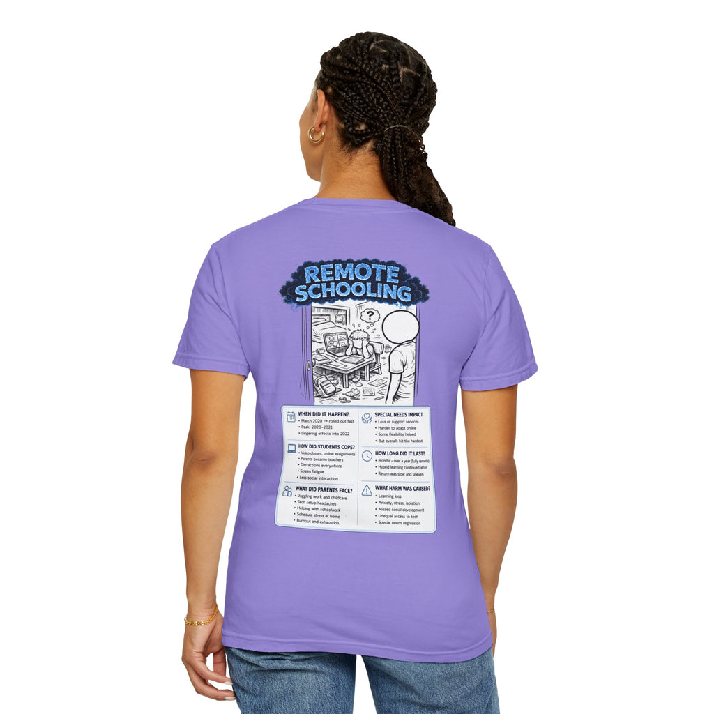 I Survived 2020 — Director's Cut S3:E3 "Remote Schooling" | Lockdown Edition Documentary Unisex Garment-Dyed T-shirt