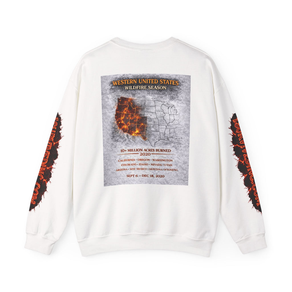 I Survived 2020 — S2:E4 "Western U.S. Wildfire Season" | Mid-Season Finale Pt. 1 | Wildfire Edition Memorial Unisex Heavy Blend™ Crewneck Sweatshirt