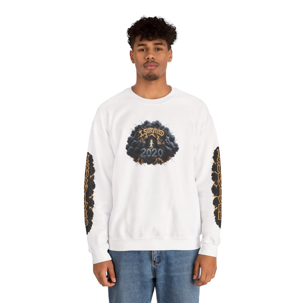 I Survived 2020 — Original PILOT Design: Director's Cut Special Edition Unisex Heavy Blend™ Crewneck Sweatshirt