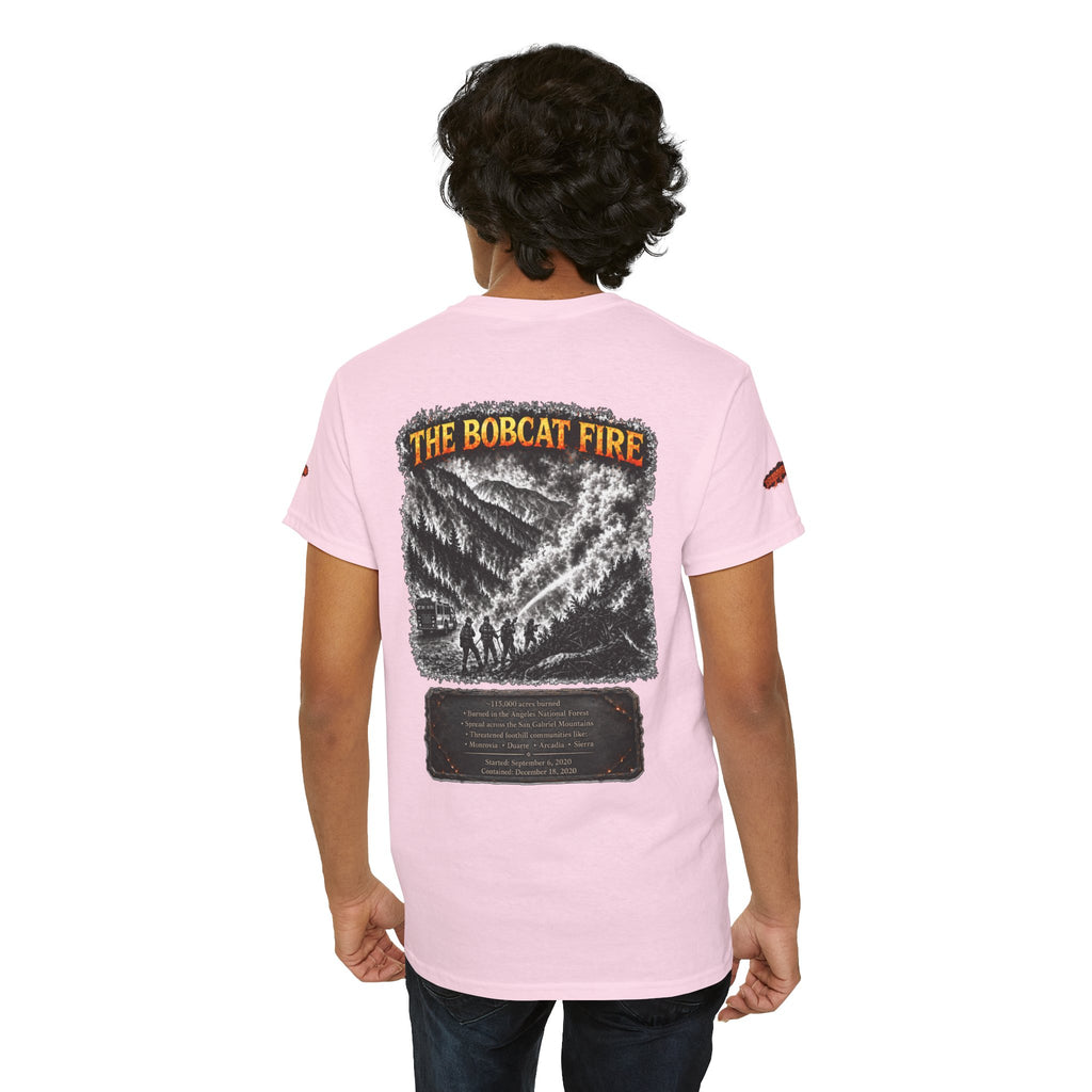 I Survived 2020 — WILDFIRES S2:E2: Special Edition "The Bobcat Fire" Memorial Unisex Heavy Cotton Tee