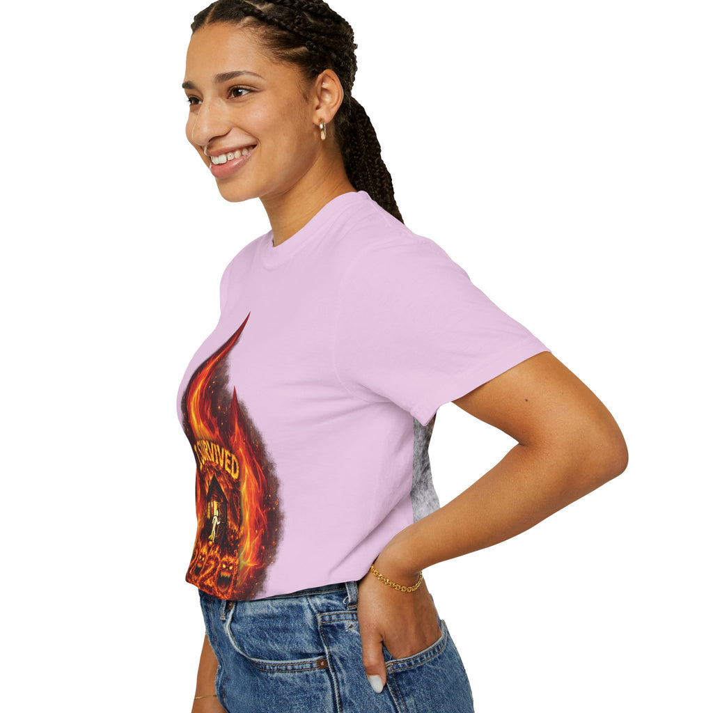 I Survived 2020 — Director's Cut S2:E4 "Western U.S. Wildfire Season" | Mid-Season Finale Pt. 1 | Wildfire Edition Memorial Unisex Garment-Dyed T-shirt