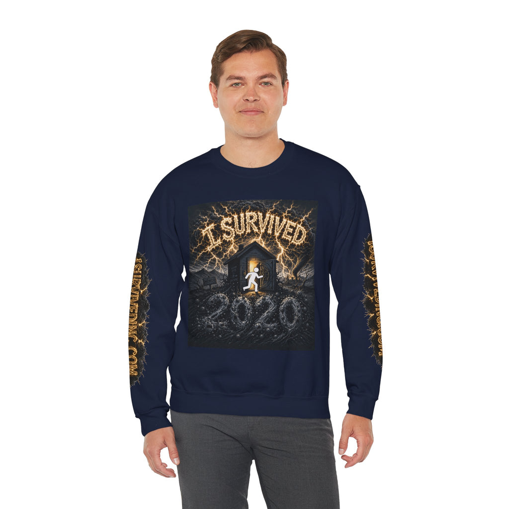 I Survived 2020 — Original PILOT Design: Special Edition Unisex Heavy Blend™ Crewneck Sweatshirt