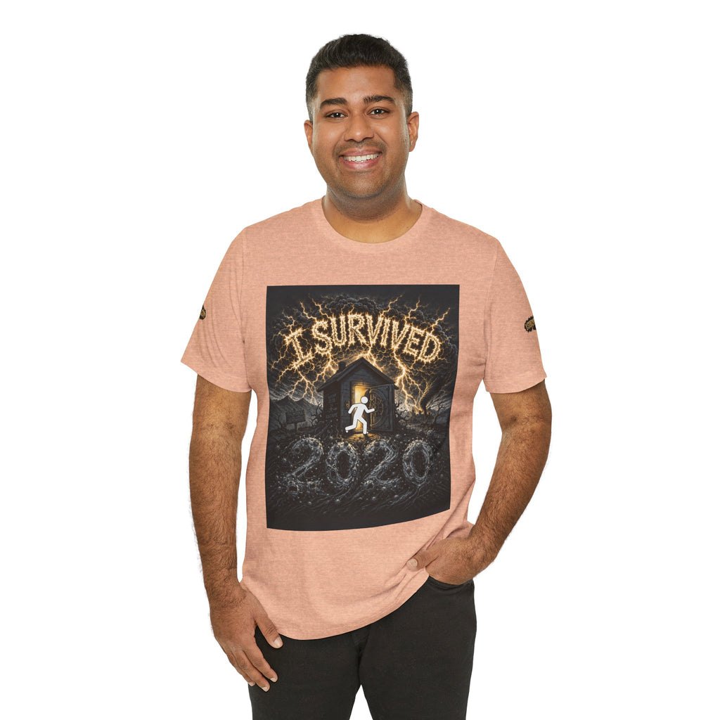 I Survived 2020 — Original Design Teaser Tee | Season 1 Premiere Drop Unisex Jersey Short Sleeve Tee
