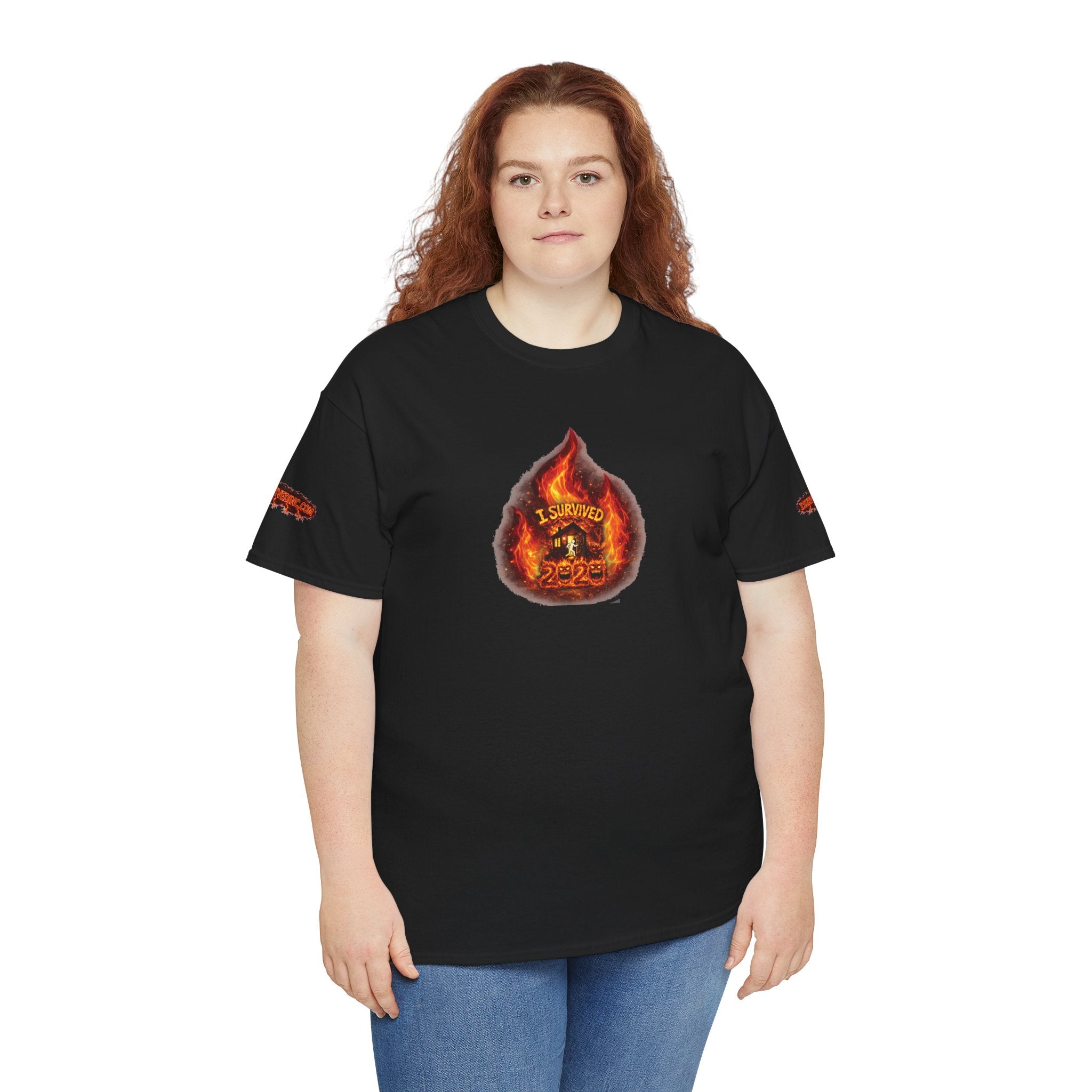 I Survived 2020 —  WILDFIRES S2:E3: Director's Cut Special Edition "The California Wildfires" Memorial Unisex Heavy Cotton Tee