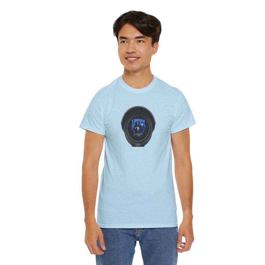 I Survived 2020 — LOCKDOWN S3:E1: Director's Cut "Quarantine" Unisex Heavy Cotton Tee
