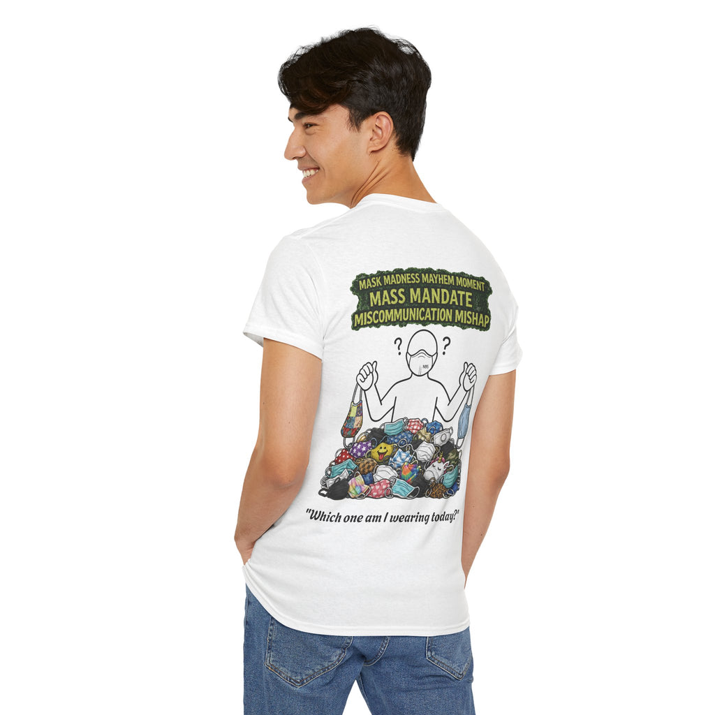 I Survived 2020 — S1:E4 "Mask Madness Mayhem Moment" | Pandemic Edition Unisex Heavy Cotton Tee