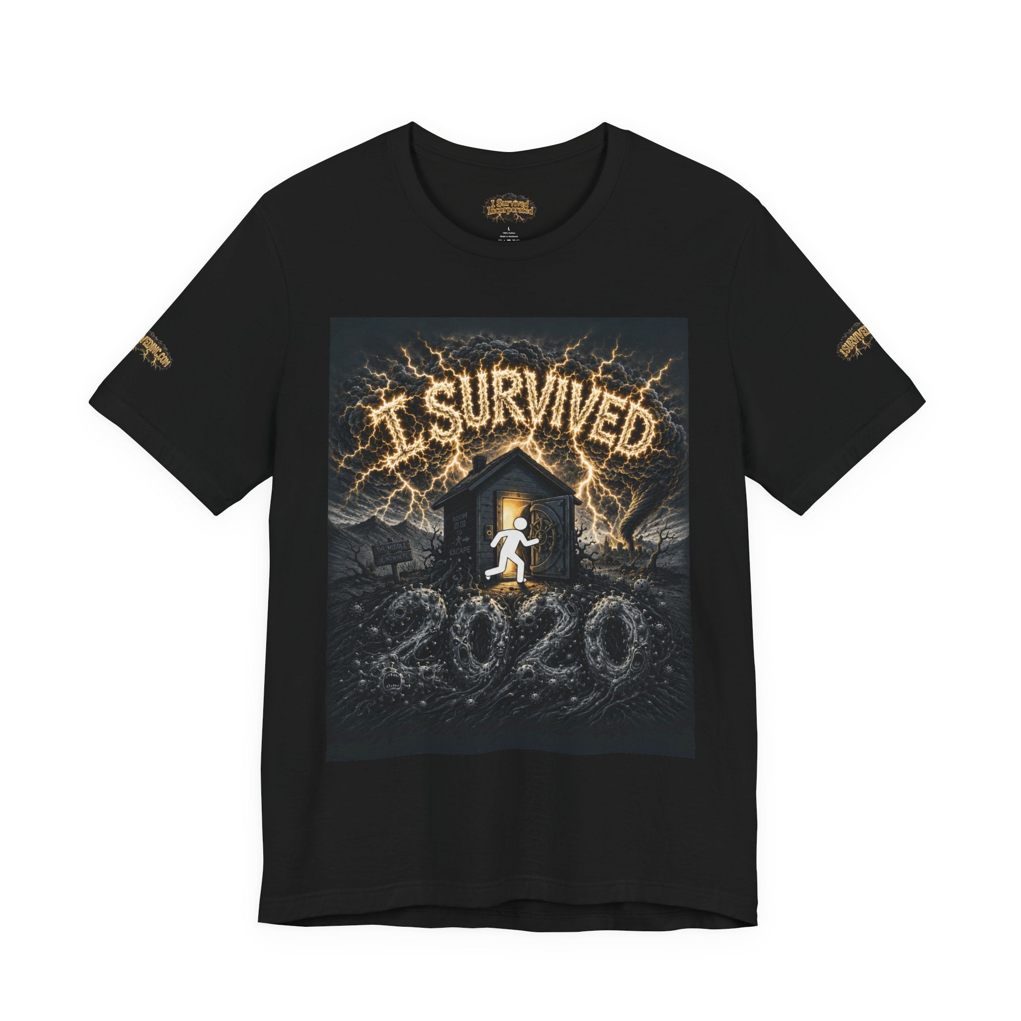 I Survived 2020 — Original Design Teaser Tee | Season 1 Premiere Drop Unisex Jersey Short Sleeve Tee