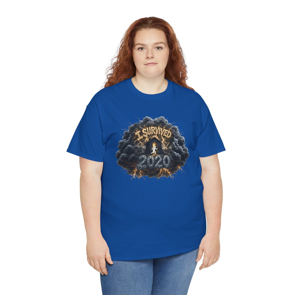 I Survived 2020 —  Deriector's Cut Original Design Teaser Tee | Season 1 Premiere Drop Unisex Heavy Cotton Tee