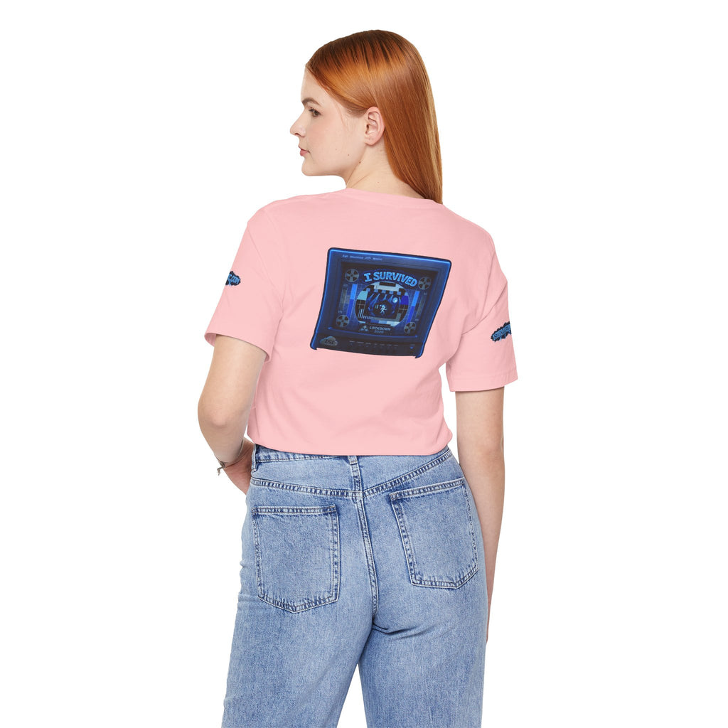 I Survived 2020 — "Please Stand By" Test Pattern Tee Lockdown Special Edition Summer Exclusive Unisex Jersey Short Sleeve Tee