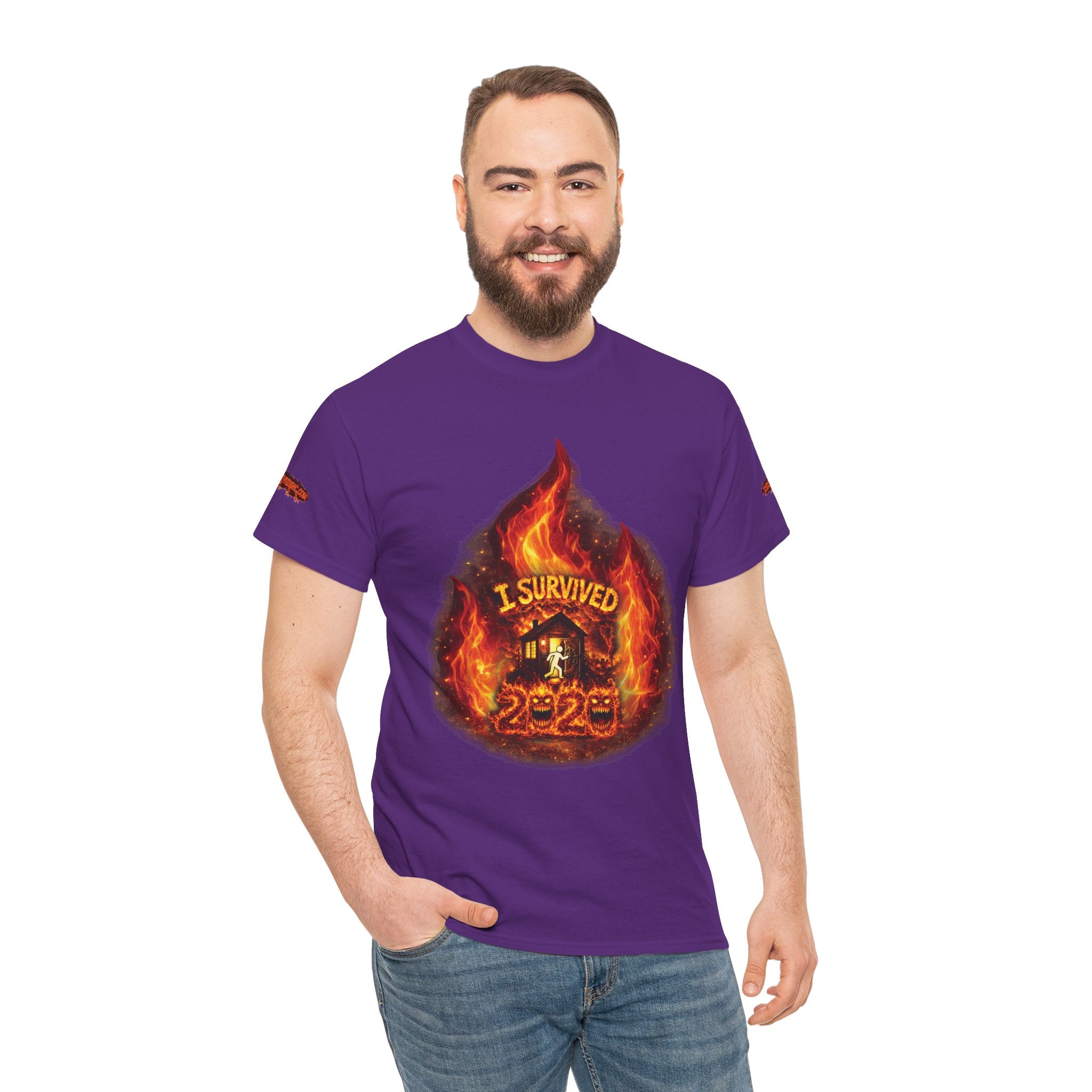 I Survived 2020 — Director's Cut S2:E3 "The California Wildfires" | Wildfire Edition Memorial Unisex Heavy Cotton Tee (SPECIAL EDITION)
