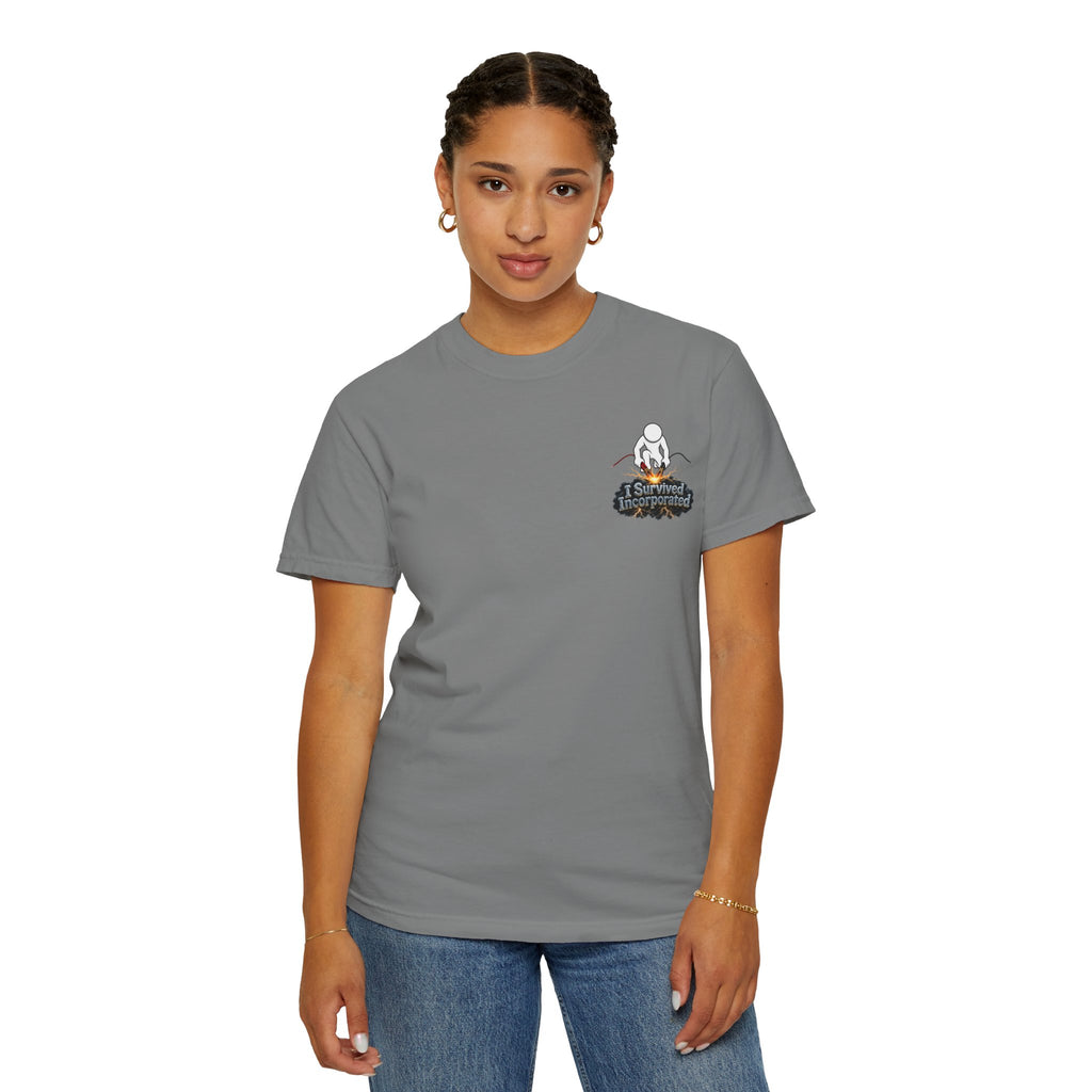 I Survived 2020 — "Please Stand By" Test Pattern Tee Summer Premier Unisex Garment-Dyed T-shirt