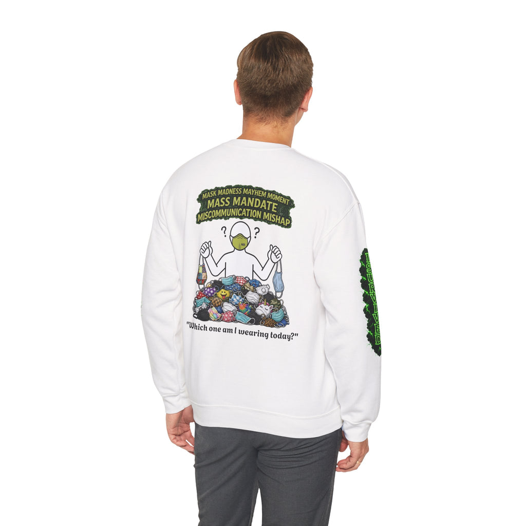 I Survived 2020 — Director's Cut S1:E4 "Mask Madness Mayhem Moment" | Pandemic Edition Unisex Heavy Blend™ Crewneck Sweatshirt