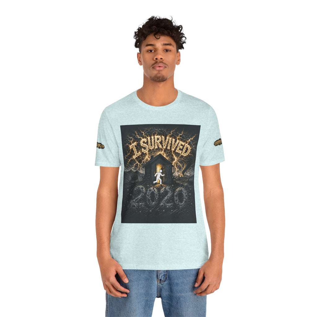 I Survived 2020 — Original Design Teaser Tee | Season 1 Premiere Drop Unisex Jersey Short Sleeve Tee