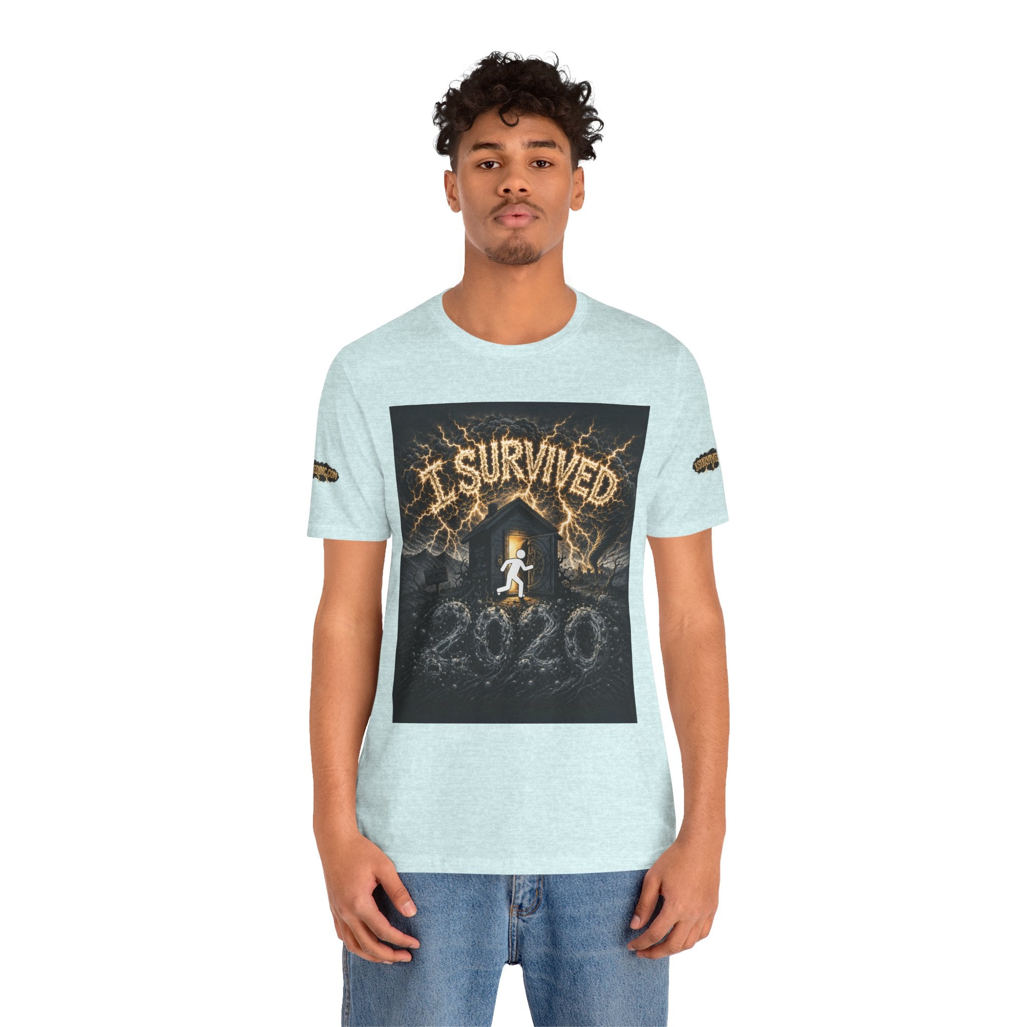 I Survived 2020 — Original Design Teaser Tee | Season 1 Premiere Drop Unisex Jersey Short Sleeve Tee