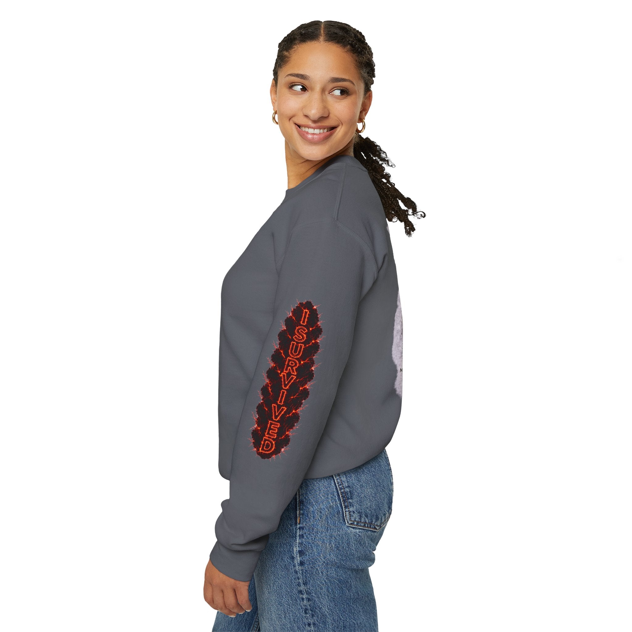I Survived 2020 — WILDFIRES S2:E3: Director's Cut "The California Wildfires" Memorial Unisex Heavy Blend™ Crewneck Sweatshirt