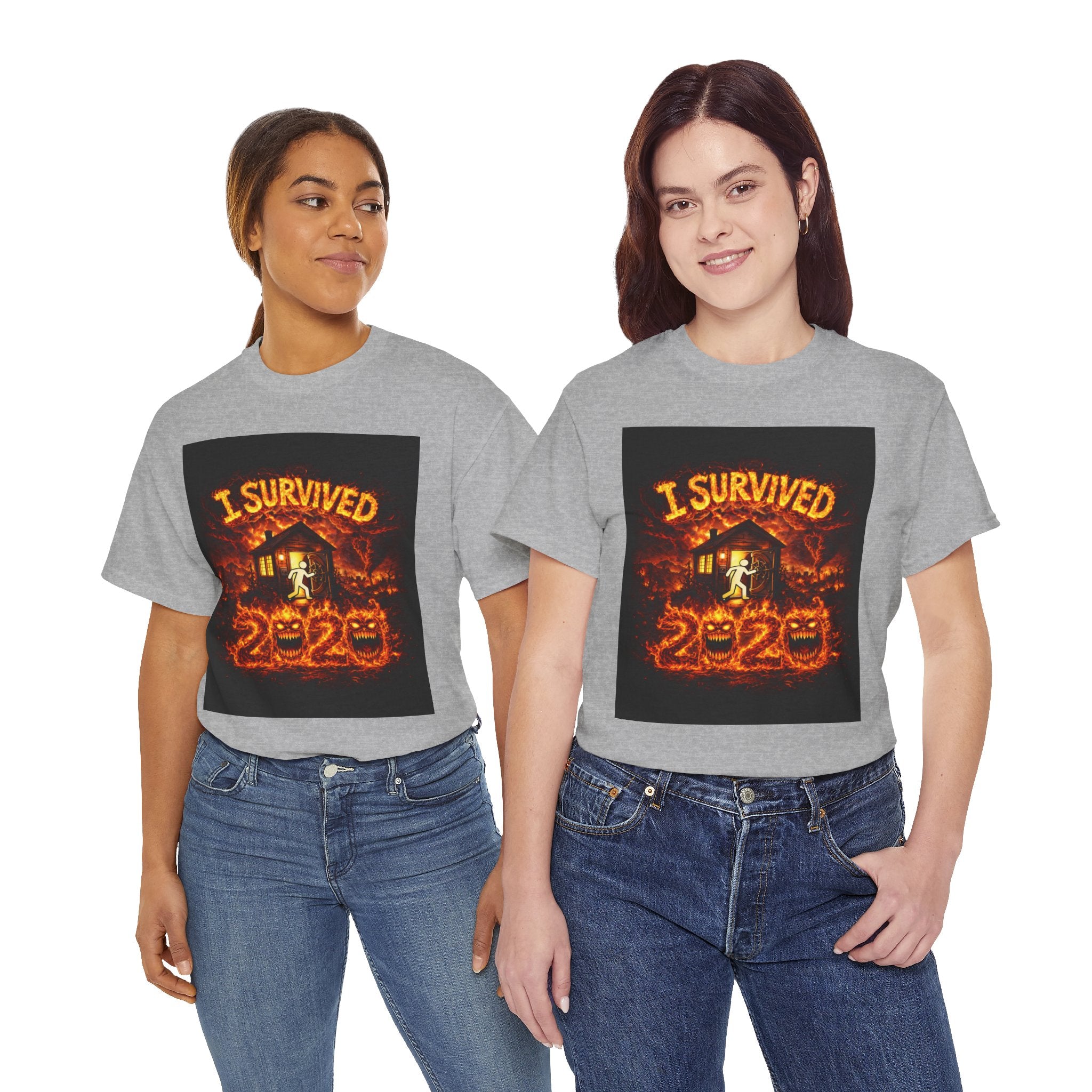 I Survived 2020 — WILDFIRES S2:E2: "The Bobcat Fire" Memorial Unisex Heavy Cotton Tee