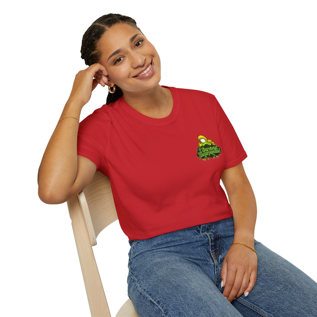 I Survived 2020 — "Please Stand By" Test Pattern Toxic Signal Tee Summer Premiere Unisex Softstyle T-Shirt