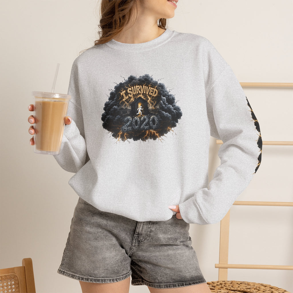 I Survived 2020 — Original PILOT Design: Director's Cut Special Edition Unisex Heavy Blend™ Crewneck Sweatshirt