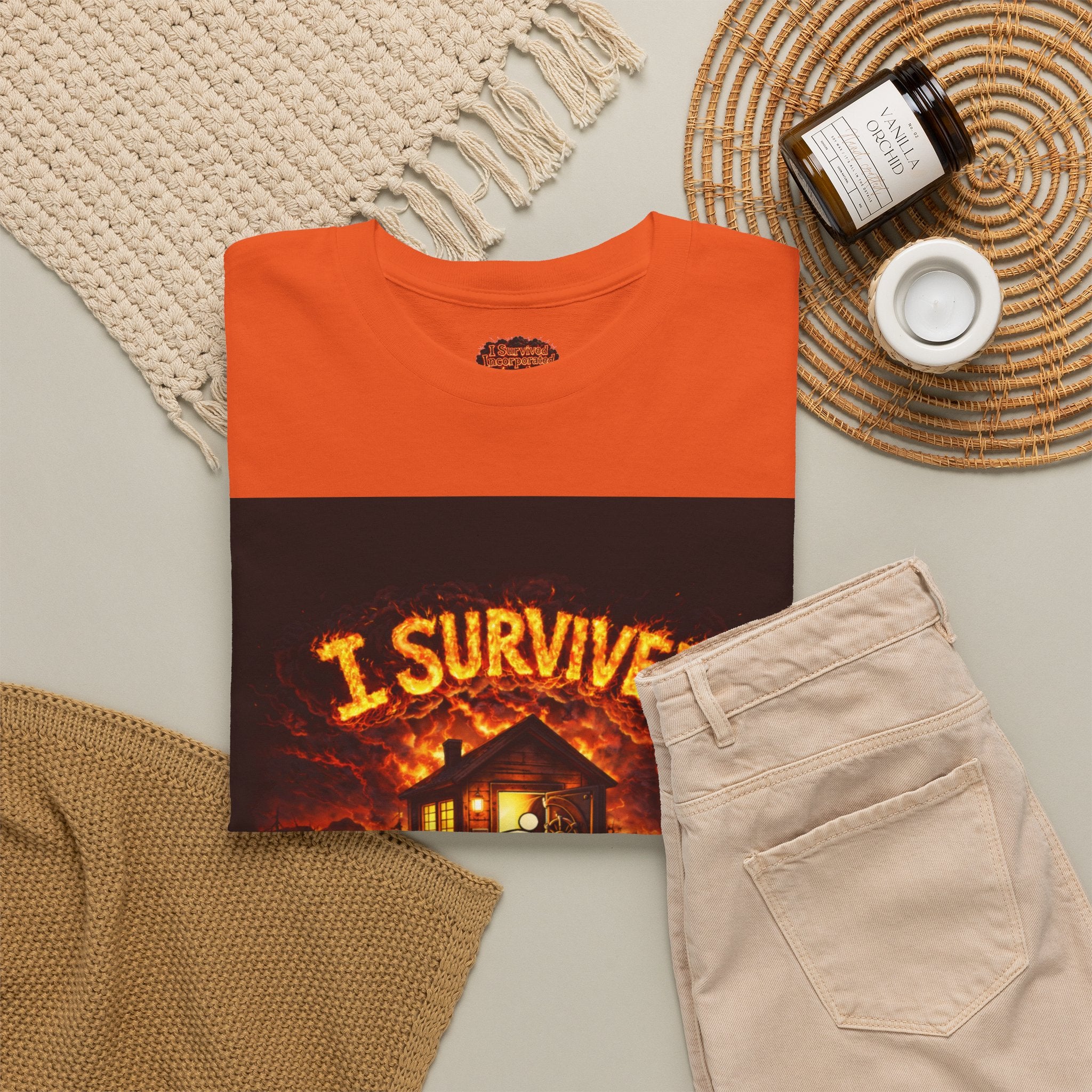 I Survived 2020 — WILDFIRES S2:E2: Special Edition "The Bobcat Fire" Memorial Unisex Heavy Cotton Tee