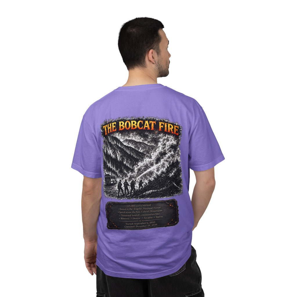 I Survived 2020 — WILDFIRES S2:E2: "The Bobcat Fire" Memorial Unisex Garment-Dyed T-shirt