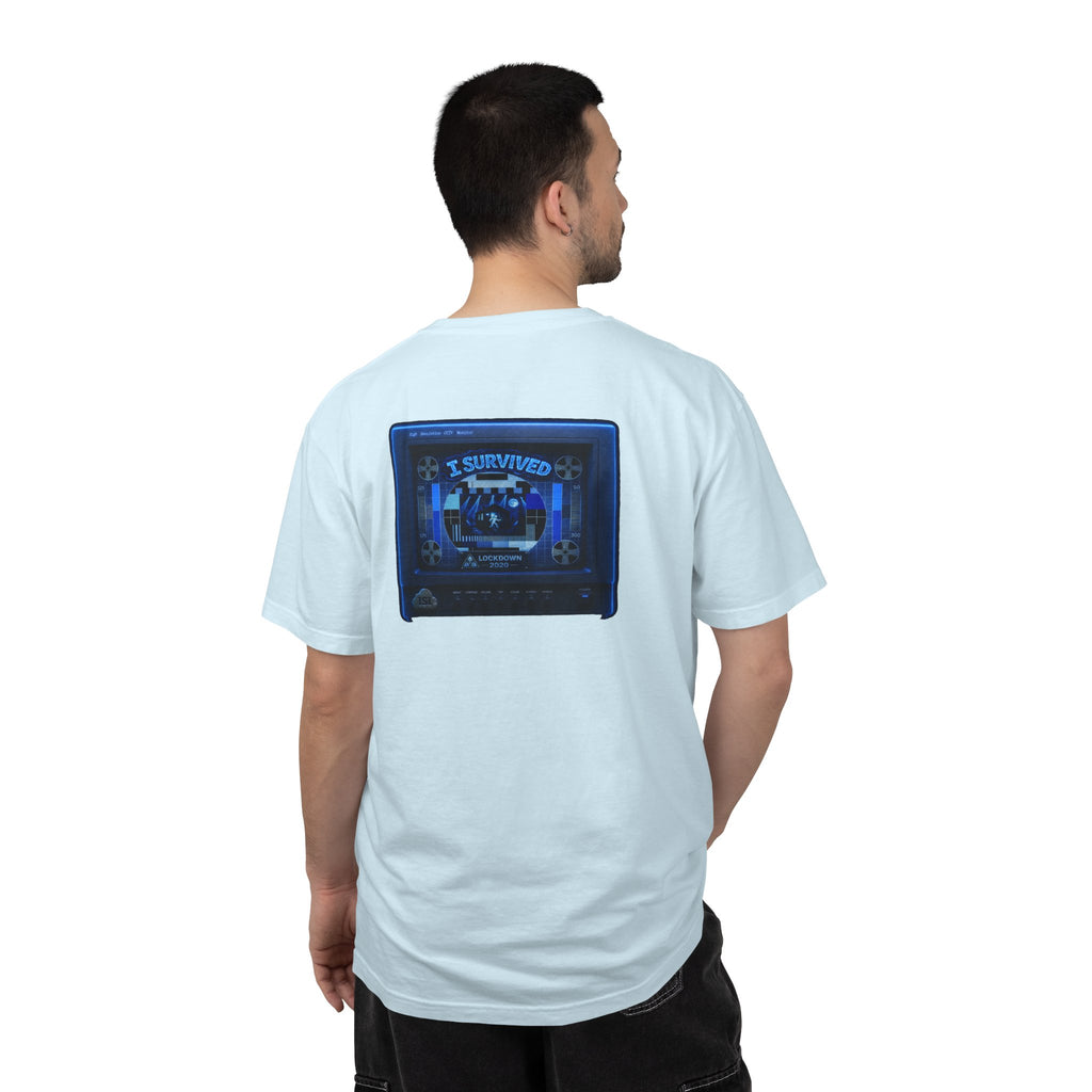 I Survived 2020 — "Please Stand By" Test Pattern Tee Lockdown Special Edition Summer Exclusive Unisex Garment-Dyed T-shirt