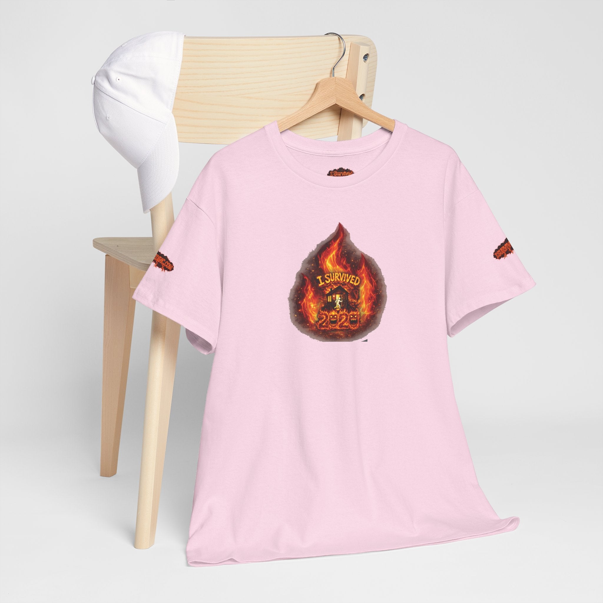 I Survived 2020 — WILDFIRES S2:E2: Director's Cut Special Edition "The Bobcat Fire" Memorial Unisex Heavy Cotton Tee