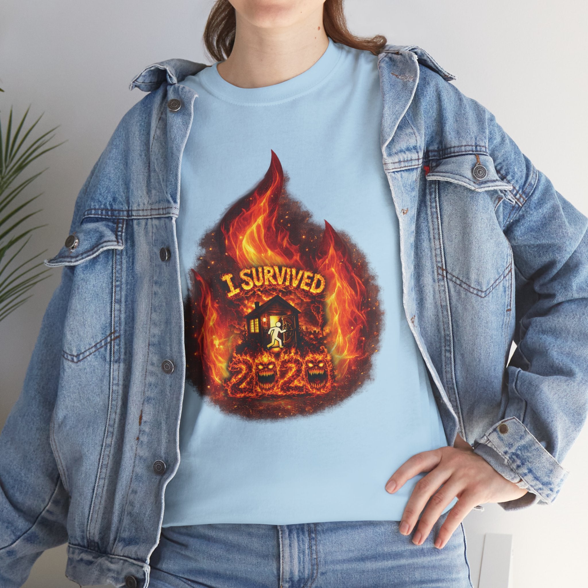 I Survived 2020 — Director's Cut S2:E1 "Berry Creek" | Wildfire Edition Memorial Unisex Heavy Cotton Tee (SPECIAL EDITION)
