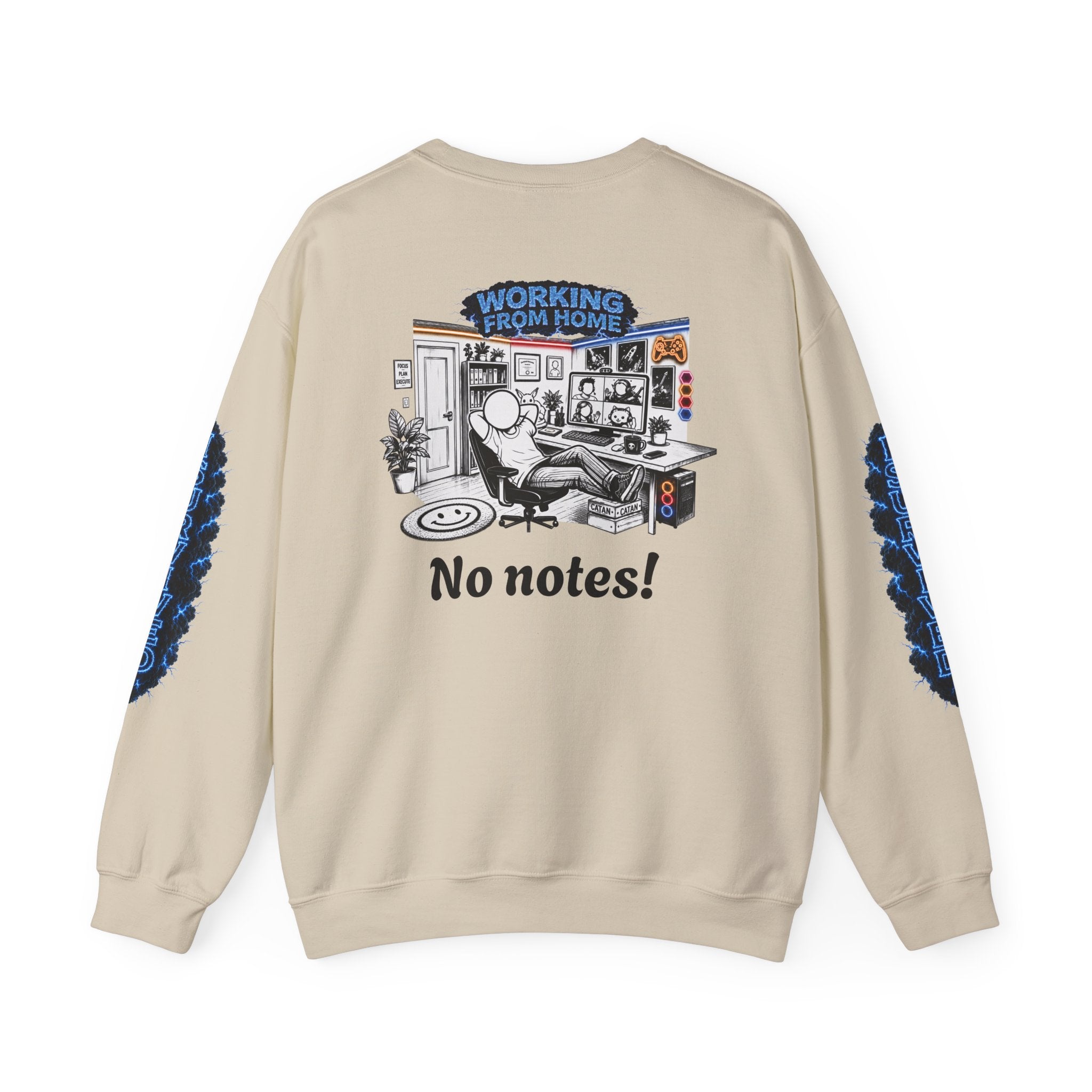 I Survived 2020 — Director's Cut S3:E4 "Working From Home" | Mid-Season Finale Pt. 1 | Lockdown Edition Documentary Unisex Heavy Blend™ Crewneck Sweatshirt