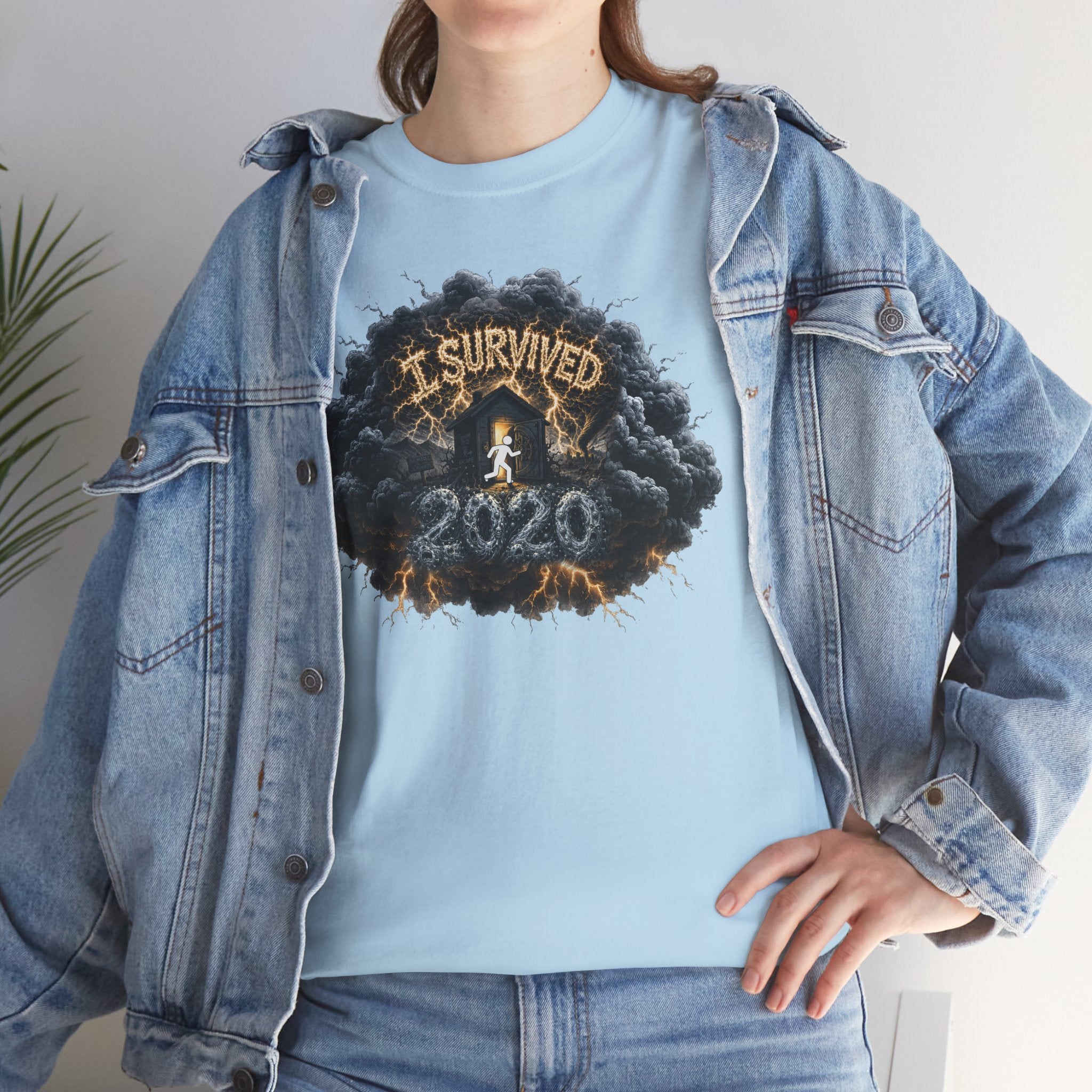 I Survived 2020 — Director's Cut Original Design Teaser Tee | Season 1 Premiere Drop Unisex Heavy Cotton Tee