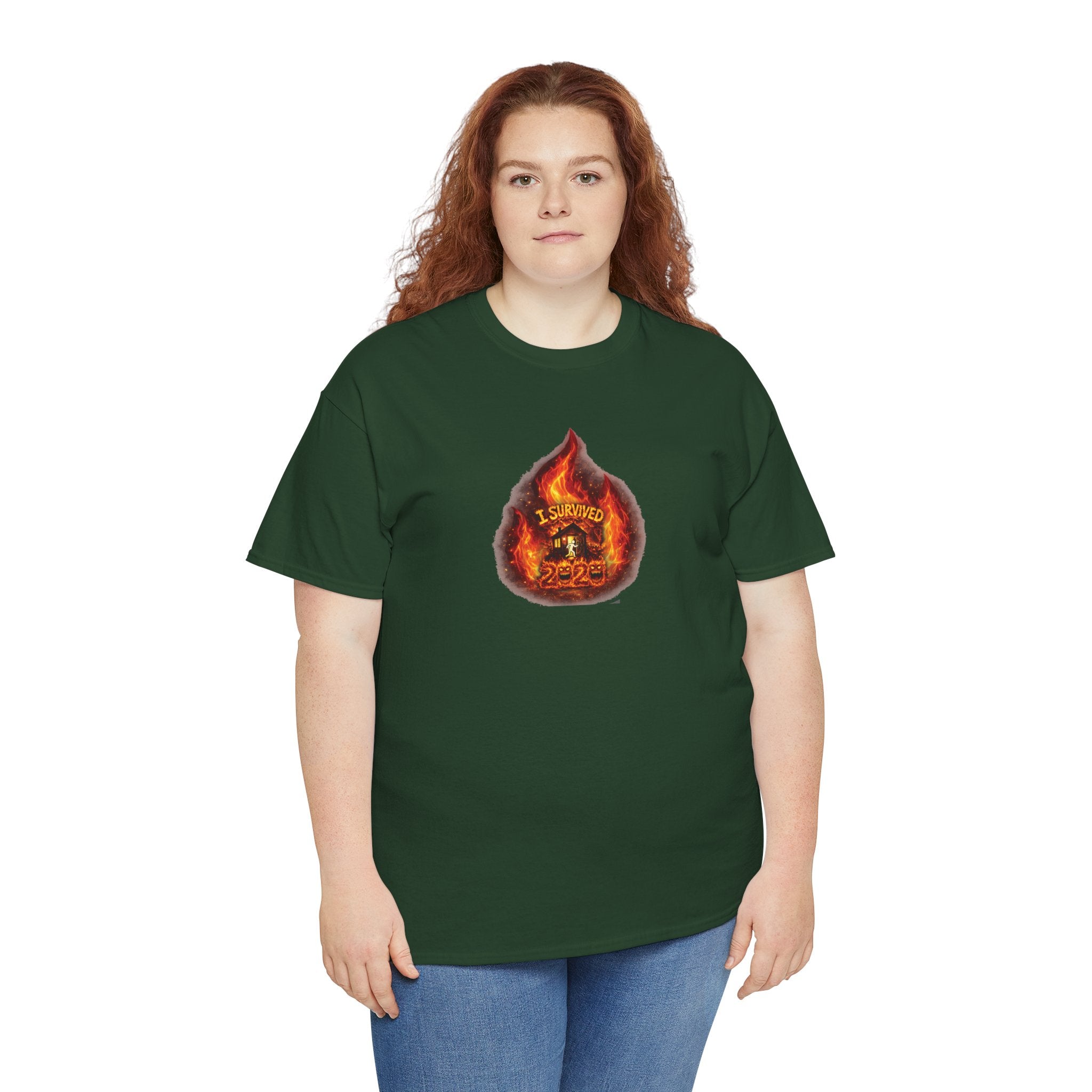 I Survived 2020 — WILDFIRES S2:E1: Director's Cut "Berry Creek" Memorial Unisex Heavy Cotton Tee
