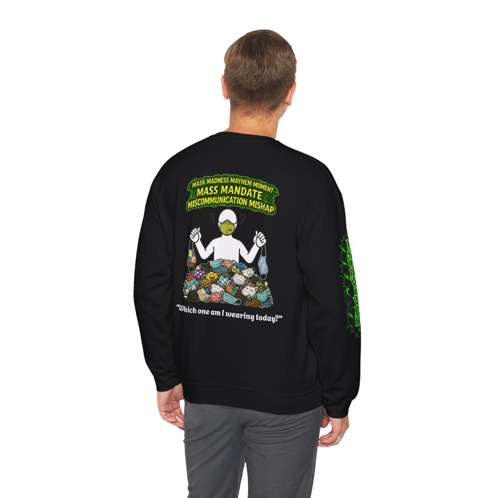 I Survived 2020 — PANDEMIC S1:E4: Director's Cut "Mask Madness" Unisex Heavy Blend™ Crewneck Sweatshirt