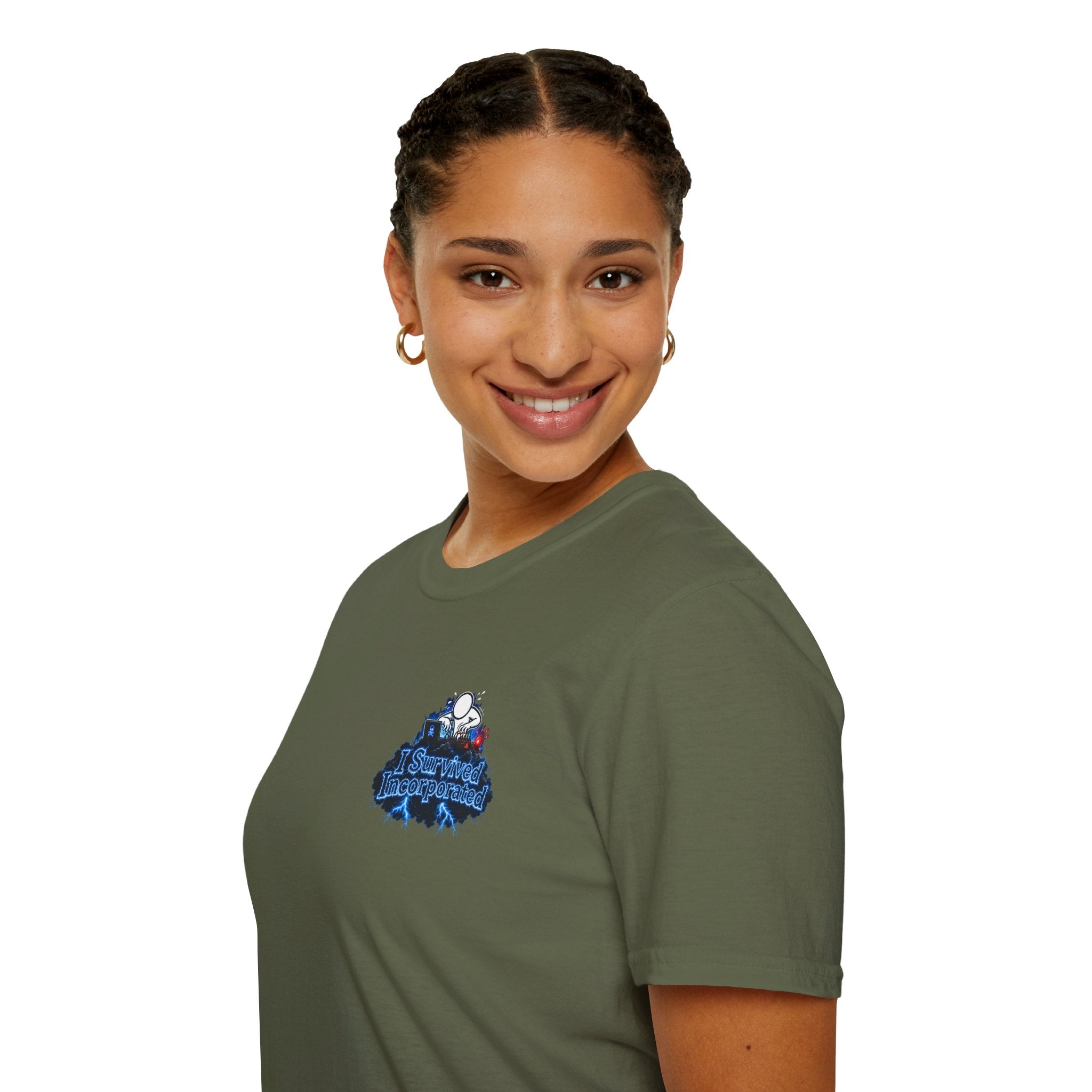 I Survived 2020 — "Please Stand By" Test Pattern Tee Lockdown Edition Summer Exclusive Unisex Softstyle T-Shirt