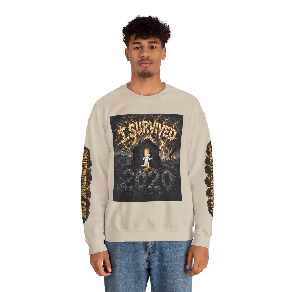 I Survived 2020 — Original PILOT Design: Special Edition Unisex Heavy Blend™ Crewneck Sweatshirt