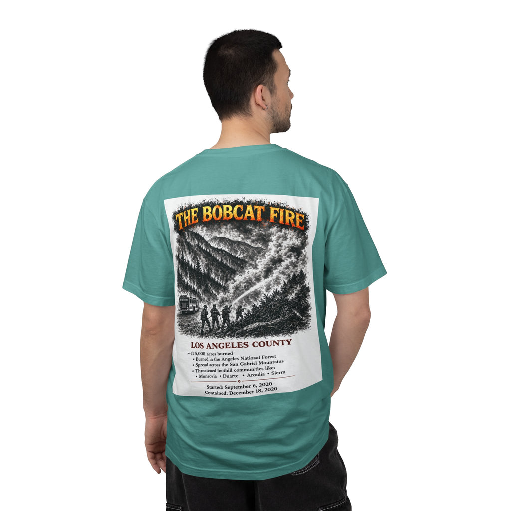 I Survived 2020 — S2:E2 "The Bobcat Fire" | Wildfire Edition Memorial Unisex Garment-Dyed T-shirt