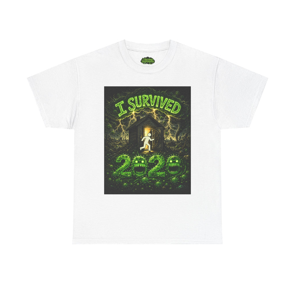 I Survived 2020 — S1:E2 "The Coming of COVID" | Pandemic Edition Unisex Heavy Cotton Tee