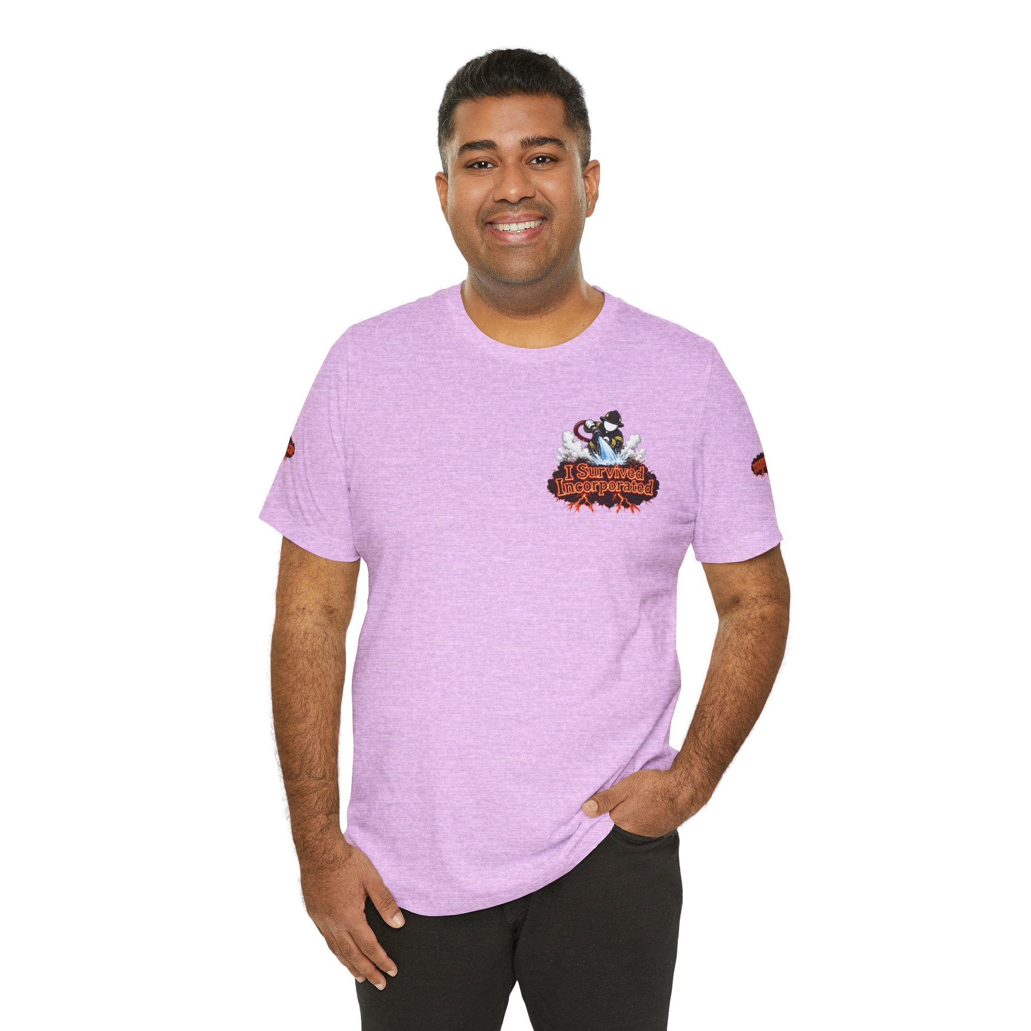 I Survived 2020 — "Please Stand By" Test Pattern Tee Wildfire Signal Special Edition Summer Premiere Unisex Jersey Short Sleeve Tee