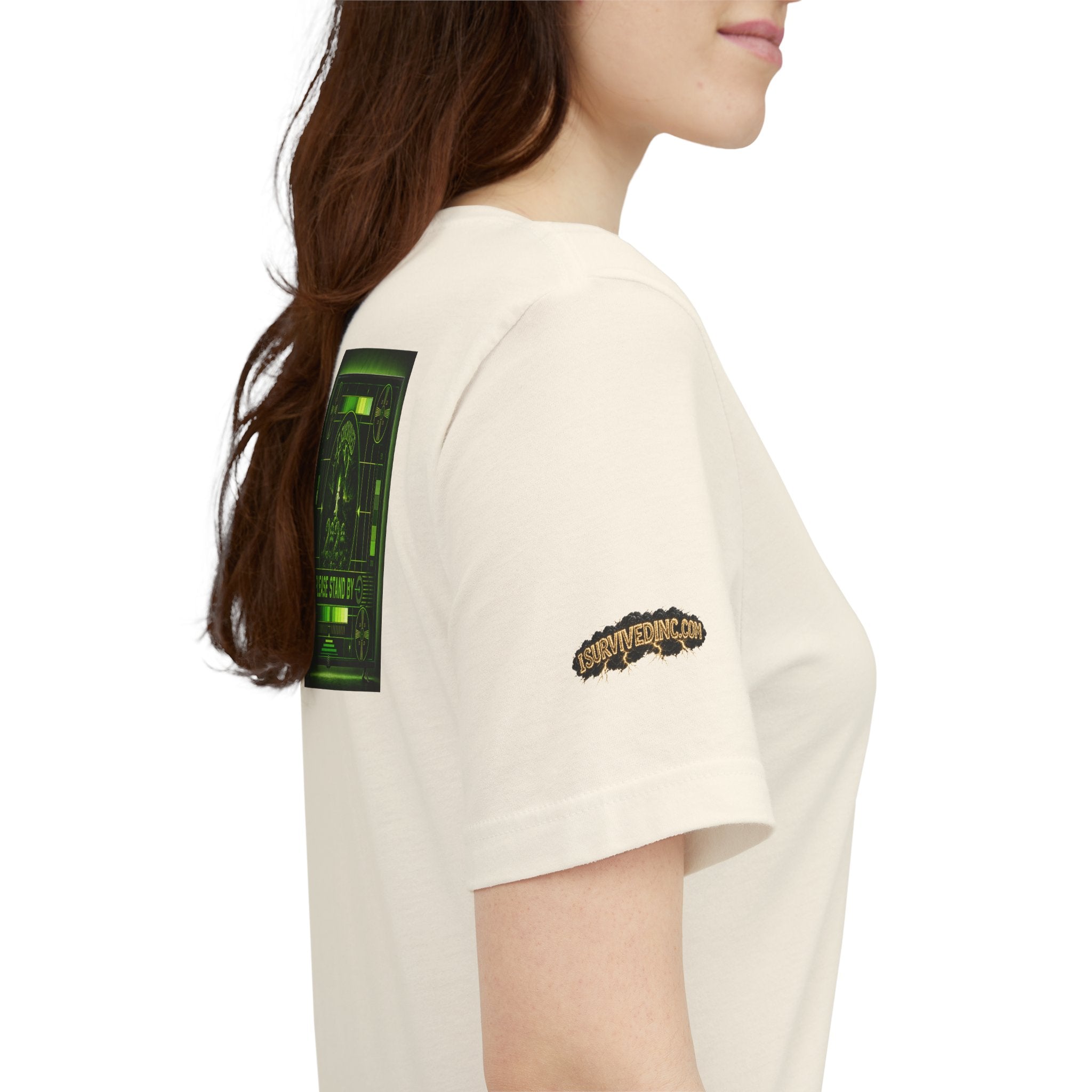 I Survived 2020 — "Please Stand By" Test Pattern Toxic Signal Tee Special Edition Summer Premiere Unisex Jersey Short Sleeve Tee